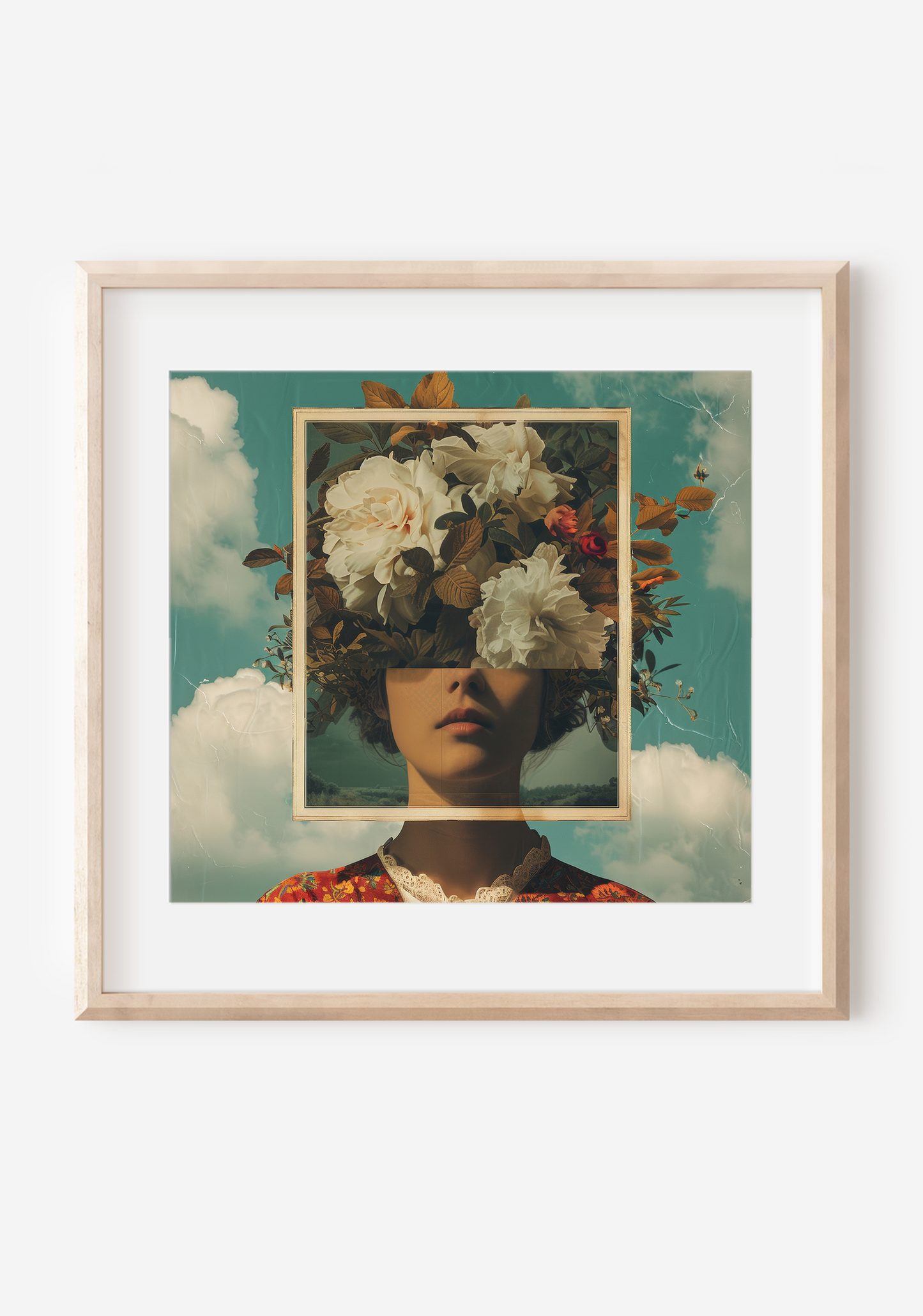 Nature and Imagination: Flower Art | College Wall Art Print