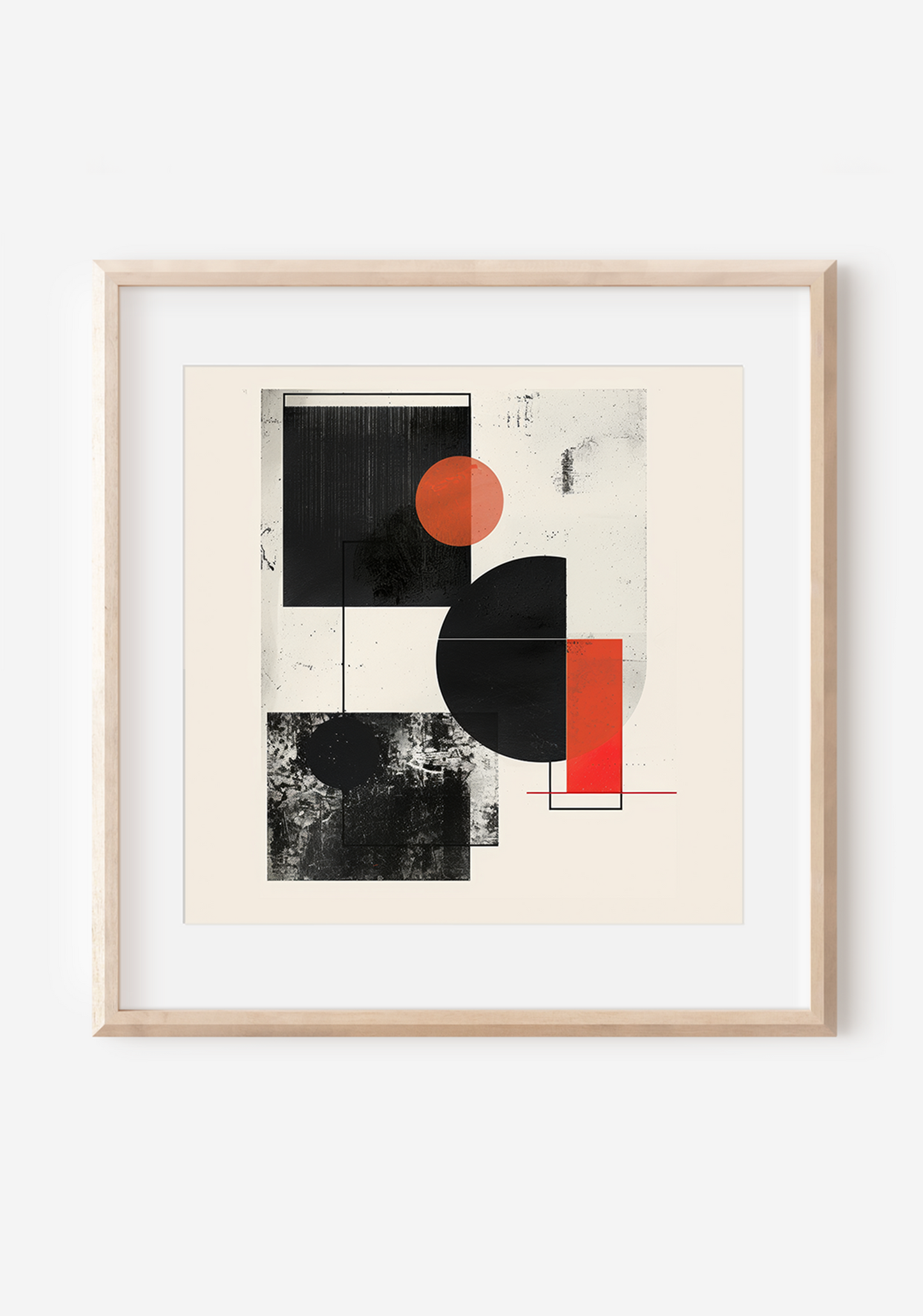 Modern Abstract Art: Shapes and Colors | Modern Art Wall Print