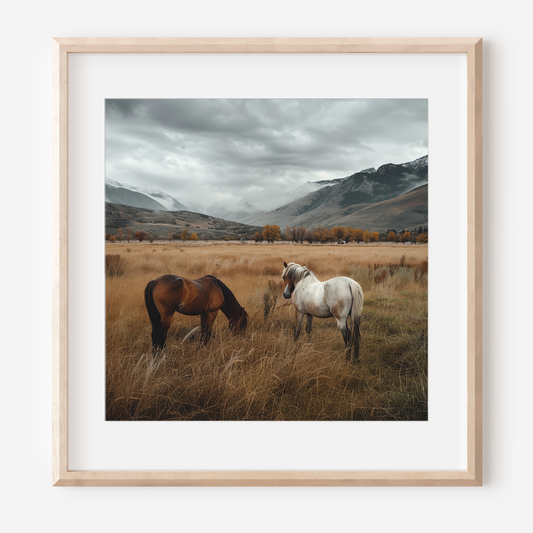 Majestic Horses: Serene Mountain | Photography